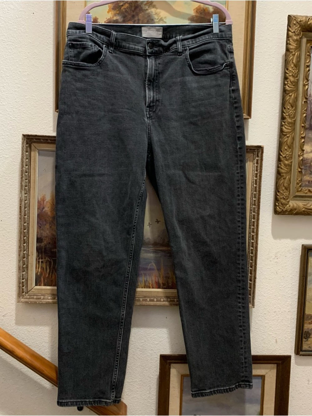 Everlane The Cheeky Jean Washed Black size 34 Regular - Picture 2 of 5